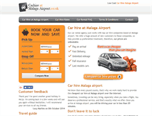 Tablet Screenshot of carhireatmalagaairport.co.uk